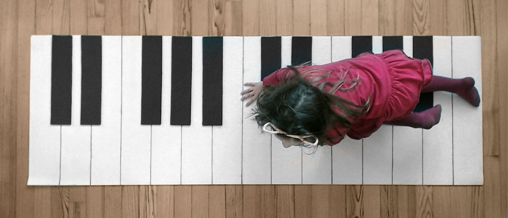Chip Culpa Gaseoso Cómo hacer una alfombra-teclado gigante para las clases de piano